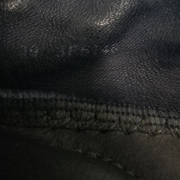 PRADA SIZE 39 BLACK PERFORATED LEATHER BALLET SCRUNCH FLAT - Picture 8 of 8